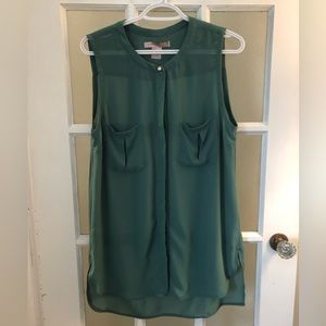 Forever 21 “love 21” oversized button up tunic blouse